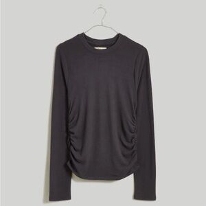 Madewell Long Sleeve Tee in Charcoal
